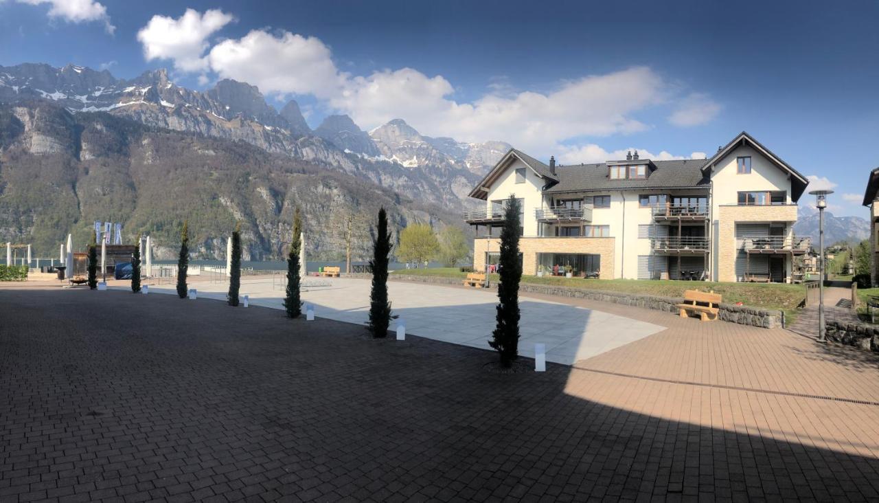 Luxurioeses Galerie-Penthouse Direkt Am Walensee Unterterzen Exterior foto