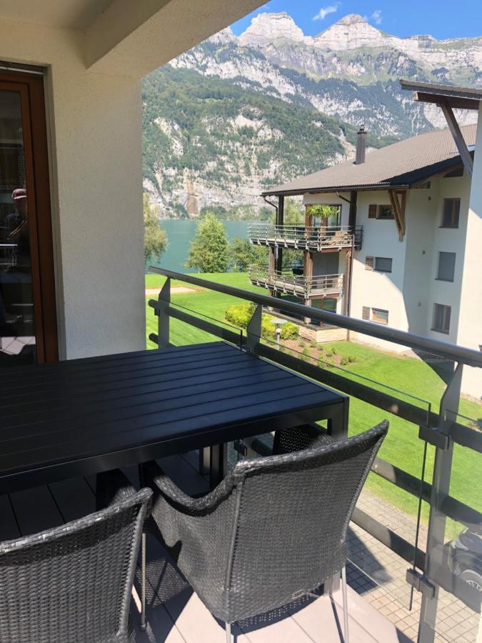 Luxurioeses Galerie-Penthouse Direkt Am Walensee Unterterzen Exterior foto
