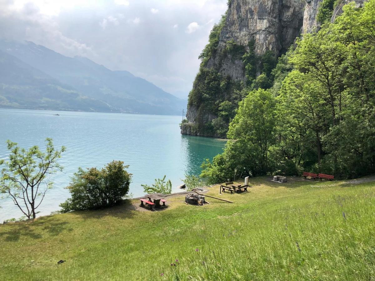 Luxurioeses Galerie-Penthouse Direkt Am Walensee Unterterzen Exterior foto