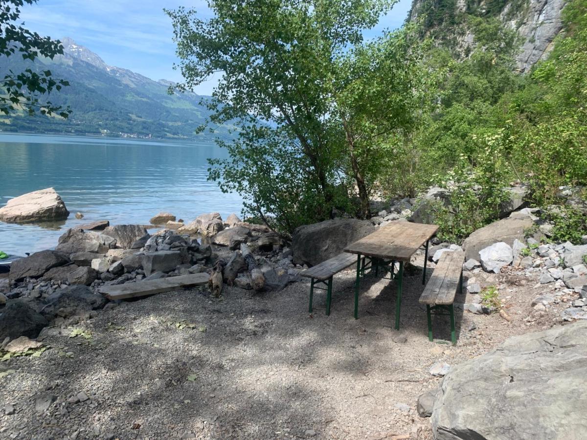 Luxurioeses Galerie-Penthouse Direkt Am Walensee Unterterzen Exterior foto